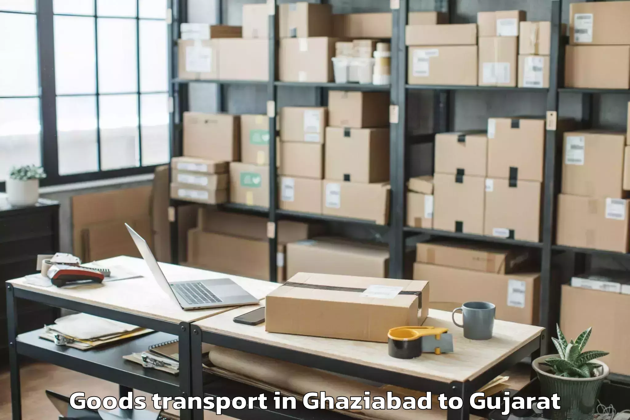 Book Ghaziabad to Kadod Goods Transport Online